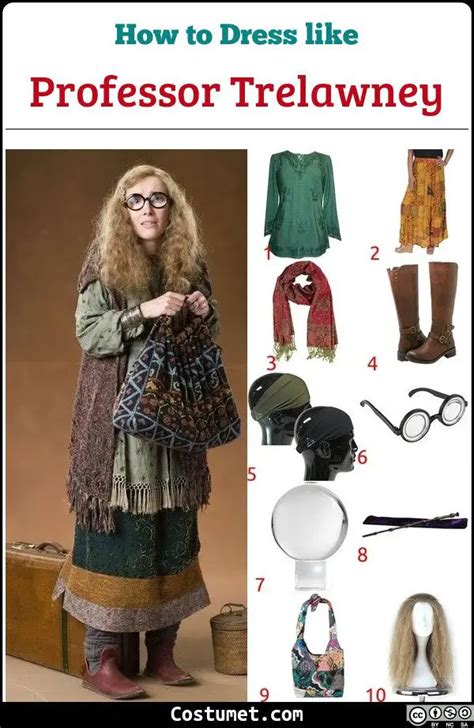 professor trelawney outfit